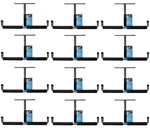 Crawford H13010 Adjustable Overhead Garage Storage Hangers Brackets - 12 Pack. Fixed Price $289.99.