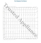 Oem Whirlpool Kenmore Dishwasher Upper Rack White W11752368. Fixed Price $127.90.