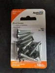 National Hardware V286 #12 X 1-/4" Wood Screws 18 Per Pack. Fixed Price $10.99.