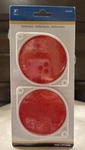 Hillman 3" Red Reflectors Combo Nail-on Self-adhesive New Factory Sealed. Fixed Price $11.00.