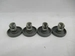 4 X Basket Wheels Dishwasher Ikea Aeg Zanussi Privileg Part Nr 152.577.00. Fixed Price $113.39.