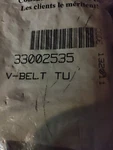 33002535/WP33002535 Drive Belt Dryer Whirlpool/kenmore/maytag/amana/samsung New. Fixed Price $11.19.