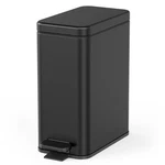 Cesun Bathroom Trash Can With Lid, 2.6 Gallon Small Black Garbage Ca.... Fixed Price $62.84.