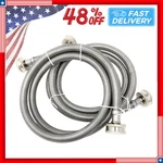 4FT,6FT Washing Machine Hoses 2 Pack Stainless Steel Burst Proof Appliance. Fixed Price $18.00.