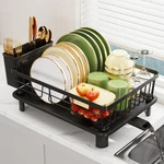 Dish Drainer Rack With Drip Tray, Sink Drainage Spout, Stai.... Fixed Price $29.98.