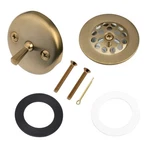 Champagne Bronze Trip Lever Tub Trim Kit Set With Overflow Face Pl.... Fixed Price $54.40.