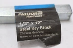 National Hardware Keystock 1/2" X 12" N180-208. Fixed Price $7.85.
