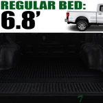 Tlaps 2017-2026 Ford F250/F350 6.75 Ft Rubber Truck Bed Mat Liners Black. Fixed Price $90.00.