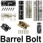 Assorted Barrel Bolt : Size, Color And Material. Fixed Price $14.95.