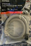 Eastman #0014452 6 Foot Universal Corrugated Dishwasher Drain Hose New Sealed. Fixed Price $10.95.