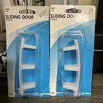 (2) Slide-co 16451 Sliding Closet Door Bottom Guide, 4-3/16 In., Plastic, White. Fixed Price $12.99.
