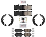 For Lexus IS350 2021-2023 All Wheel Drive Disc Brake Pads Parking Shoe Kit. Fixed Price $130.00.
