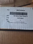Ge Stainless Steel Outer Door Panel WD27X28038. Fixed Price $50.00.