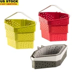 Collapsible Cooker Set 3 Baskets Boiling Steaming Easy Lift Dishwasher Safe New. Fixed Price $50.14.