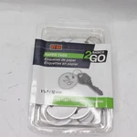 (25-PK) Hy-ko Office Storage Accessory Tag/ring White 1-1/4" KC144. Fixed Price $5.37.