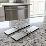 Dishwasher Mounting Brackets Granite Wall Red Silver Durable Secure. Fixed Price $21.26.