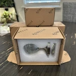 (4 Pack) Kobelle Diamond Round Crystal Door Knobs Chrome Dummy. Fixed Price $55.25.