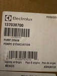 Genuine Electrolux / Frigidaire Drain Pump 137038700 (new). Fixed Price $94.99.
