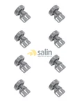 Genuine Asko Dishwasher Lower Basket Wheels Complete Of X8 700391SET. Fixed Price $86.09.