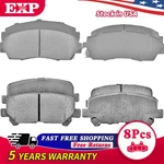 Front And Rear Ceramic Brake Pads With Hardware For 2011 - 2017 Honda Odyssey. Fixed Price $34.30.
