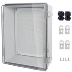 Lusumtly IP67 Junction Box Abs Electrical Enclosure 400X300X180MM Hinged Clear. Fixed Price $60.00.