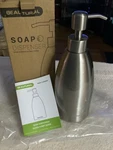 Beautural Stainless Steel Soap Dispenser Leak Proof 450ML Large Capacity (new). Fixed Price $12.99.