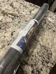 Ez Faux Peel And Stick Stainless Steel Decorative Vinyl Window Film Silver. Fixed Price $15.00.