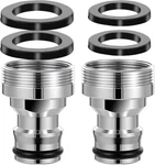 2 Pack Dishwasher Faucet Adapter Snap Silver, Black. Fixed Price $11.94.