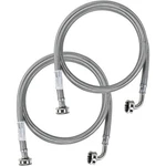 60" Ss Wash Mach Hose 2PK. Fixed Price $36.79.