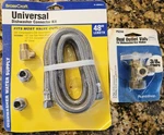 Brasscraft Universal Dishwasher Connector Kit B1-48DW6U & Dual Outlet Valve. Fixed Price $14.98.