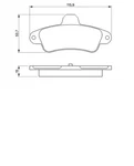 For Bosch 986 424 277 Brake Pad Set, Disc. Fixed Price $36.53.