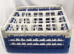 Vollrath Royal Blue Plastic 16 Compartment Dishwasher Glass Rack Height 7.25". Fixed Price $55.00.