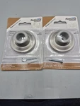 National Hardware N326-983 Solid Brass Satin Nickel 1935 Wall Door Stops. Fixed Price $12.95.