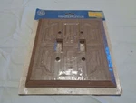 Mediterranean Double Switchplate Wall Cover Nos 1977 Vintage. Fixed Price $9.95.