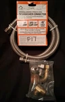 HOMEWERKS7223-48-385E Braided Stainless Steel Dishwasher Connector 48" 3/8"COMP. Fixed Price $7.00.