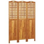 3 Panel Room Divider Privacy Screen Solid Wood Acacia Vidaxl. Fixed Price $127.99.