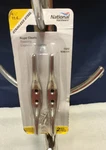 Stainless Steel Rope Cleats National Hardware 4-1/2", 11.4CM. Fixed Price $11.09.