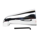 Thrifco 4401410 Plain Bathtub Spout - 5/8" O.d. Chrome. Fixed Price $10.57.