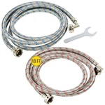 Washing Machine Hoses (10FT) - 90 Elbow Octagon Connections For Secure. Fixed Price $45.49.