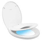 Round Toilet With Slow Close Seat, Easy Clean, Plastic, White, Suitable .... Fixed Price $97.21.