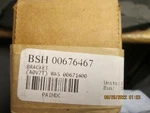 00676467 Bosch Dishwasher Upper Brace New. Fixed Price $25.00.