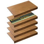 Wire Shelf Covers Bamboo 24 X 16 D Pantry Closet 4PCS Brown GSC25-01 Gashell. Fixed Price $179.99.