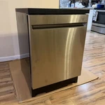 Ge GPT225SSL2SS Portable Freestanding Dishwasher Stainless Steel Filter. Fixed Price $700.00.