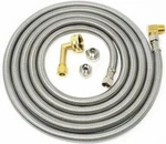 Universal Stainless Steel Dishwasher Hose Kit (4,6,8,10 Or 12 Foot) Burst Proof. Fixed Price $20.97.