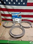 Lot Of 4 Homewerks 6FT Universal Ss Dishwasher Supply Line 7223-72-38-6E-BP. Fixed Price $37.99.