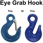 National Hardware, 3/8'' Blue Eye Grab Hook Slp, Swl 5400 Lb. Fixed Price $6.95.