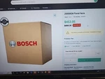 20000034 Panel-facia Bosch. Fixed Price $450.00.