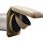 (4)-P-TEC No-pest In. Tan Plastic Low Profile Dryer Vent Hood Npvt. Fixed Price $104.89.