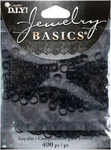 Cousindiy Jewelry Basics Metal Findings 400/PKG-BLACK Jump Rings 4MM To 3 Pack. Fixed Price $12.23.