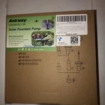 Ankway 1.4W Solar Fountain , Classic Version Powered With 7 Nozzle. Fixed Price $9.99.